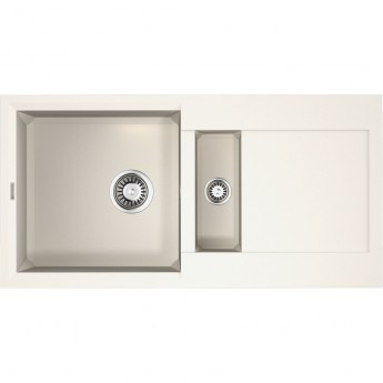 Мойка OMOIKIRI SAKAIME 86-2-WH Tetogranit/белый Мойка OMOIKIRI SAKAIME 86-2-WH Tetogranit/белый